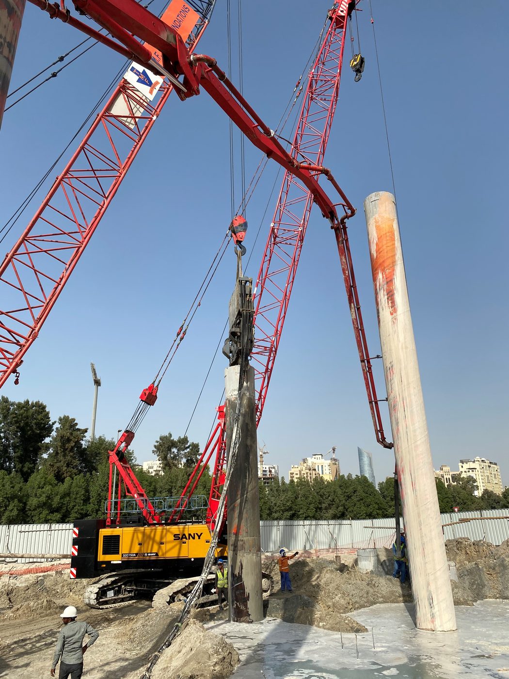SANY CRAWLER CRANE 75 TON